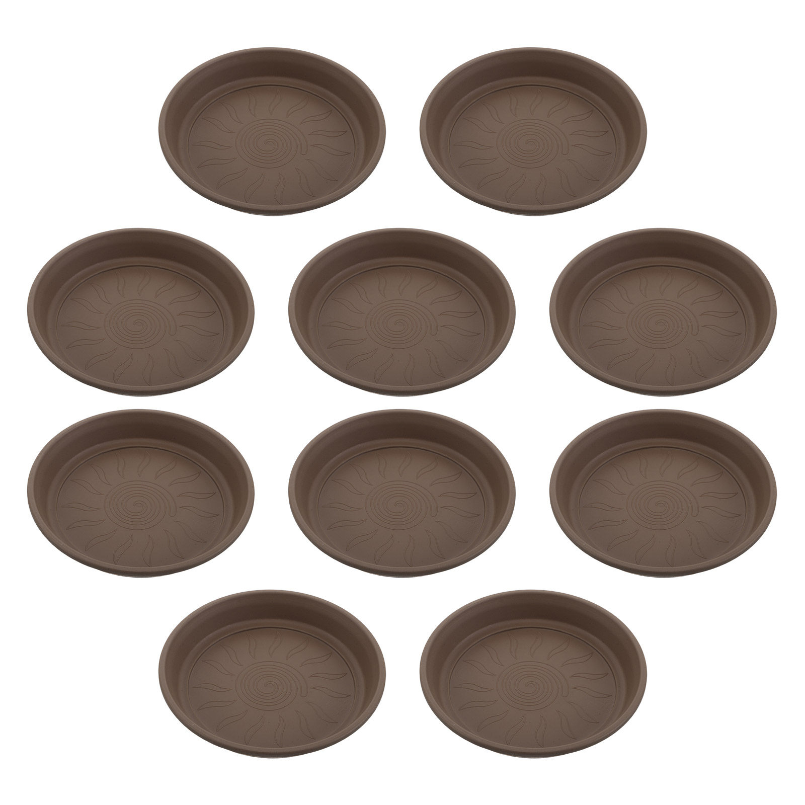 Drip Tray Saucer - 10Pcs Round Plant Saucers Resin Flowerpot