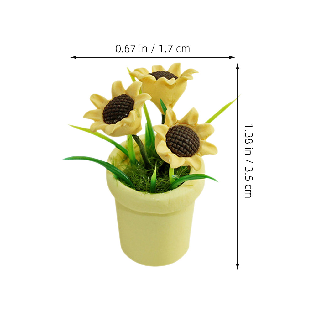 4Pcs Miniature Sunflower Bonsa - đánh giá và giá Bonsai Garden Landscape Design