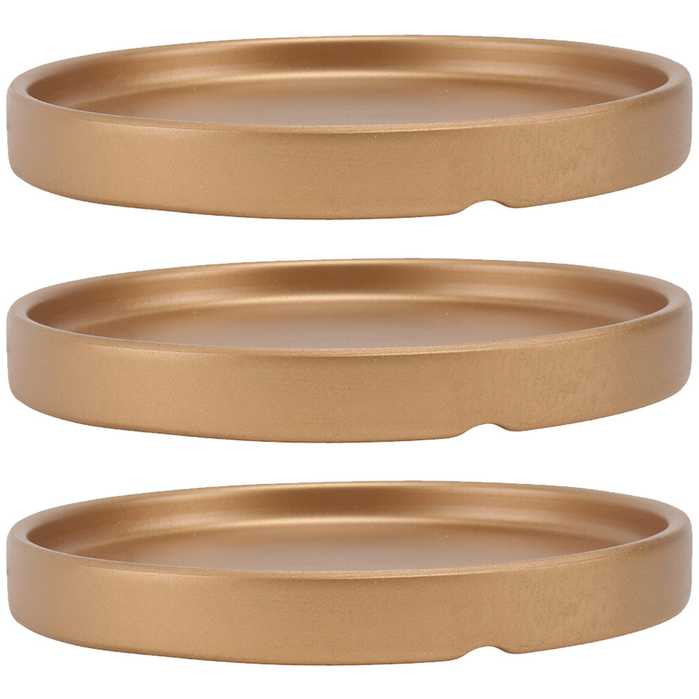 3Pcs Flower Pot Saucer Ceramic - đánh giá và giá Drip Tray Saucer