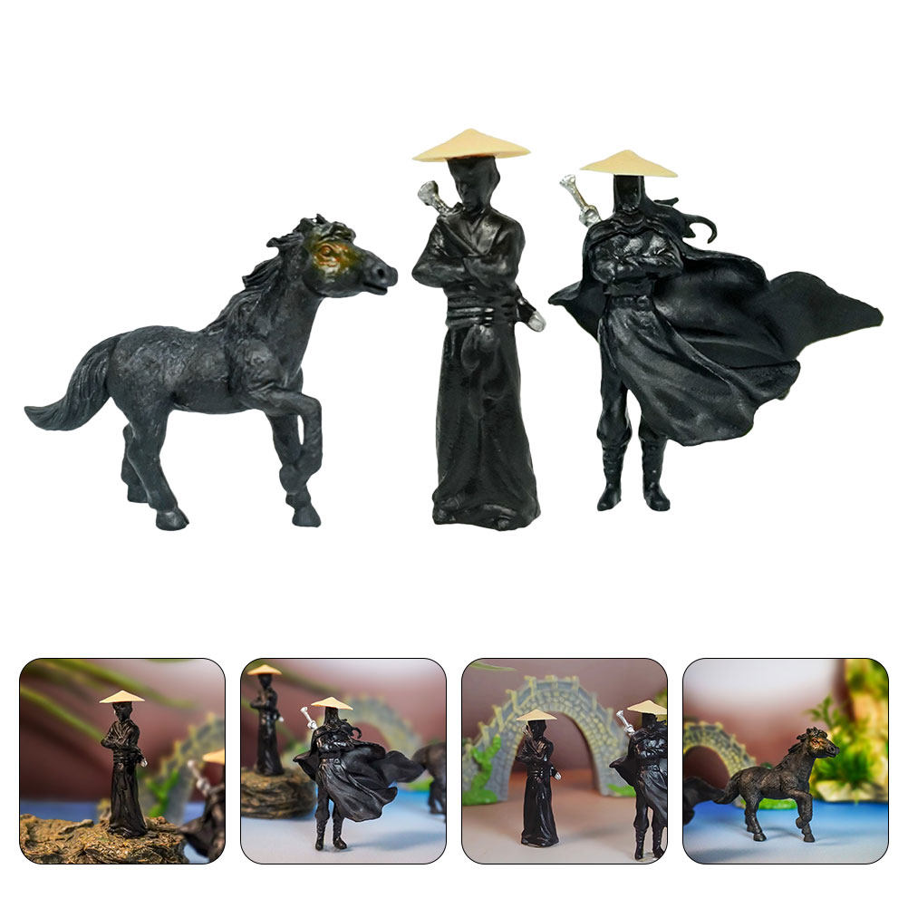 3Pcs Ancient Chinese Knight Sc - đánh giá và giá Bonsai Garden Art
