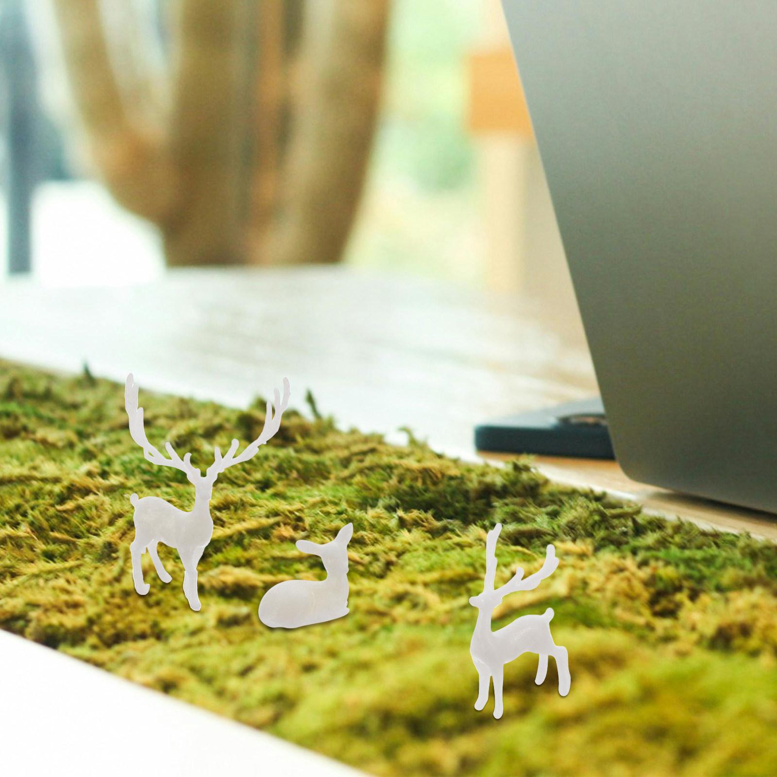 3Pcs Lifelike Resin Elk Statue - đánh giá và giá Bonsai Garden Landscape Design