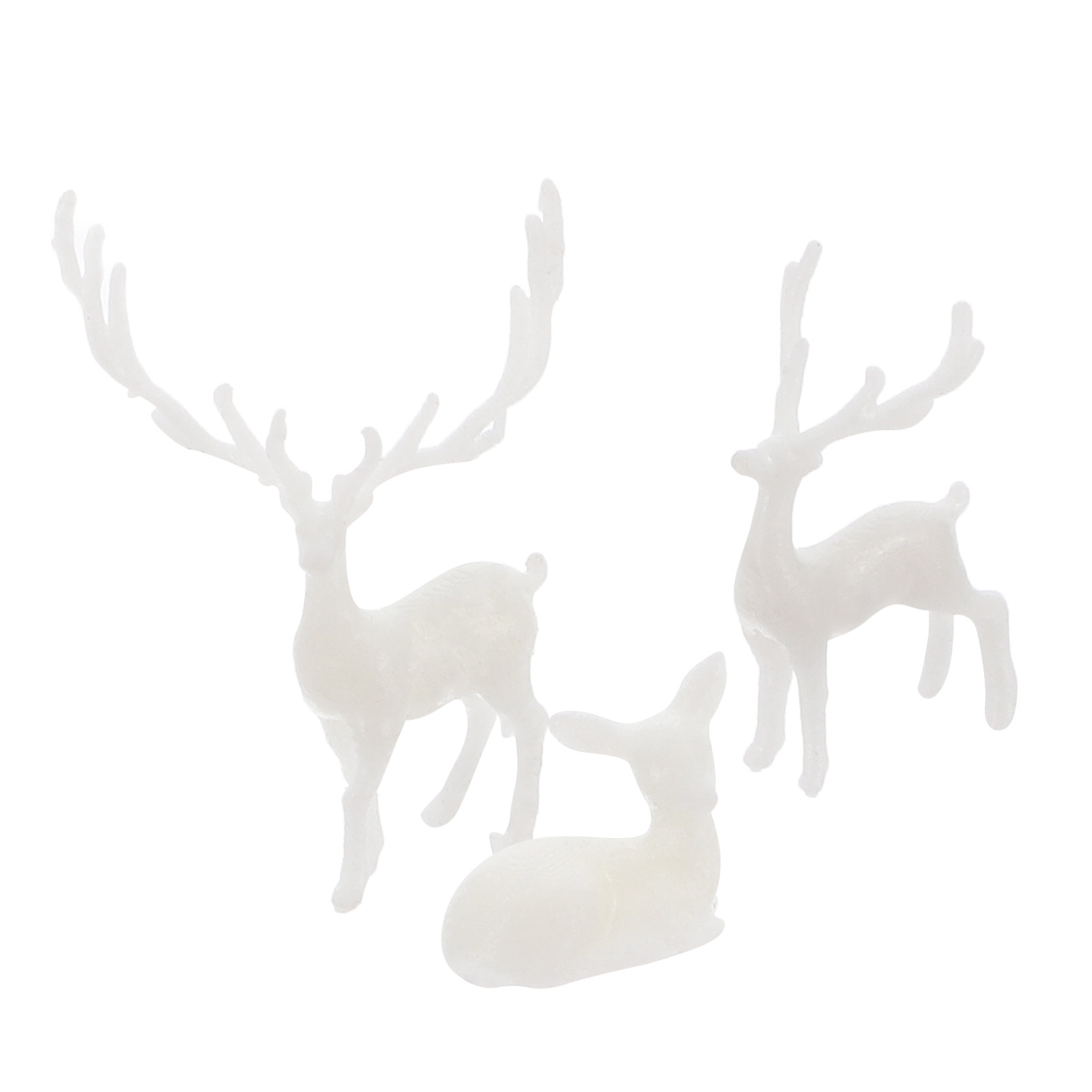 3Pcs Lifelike Resin Elk Statue - đánh giá và giá Bonsai Garden Landscape Design
